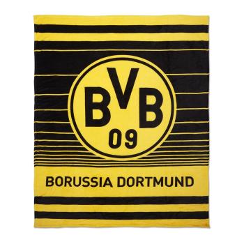 Borussia Dortmund BVB Fleecedecke Streifen 150 x 200 cm